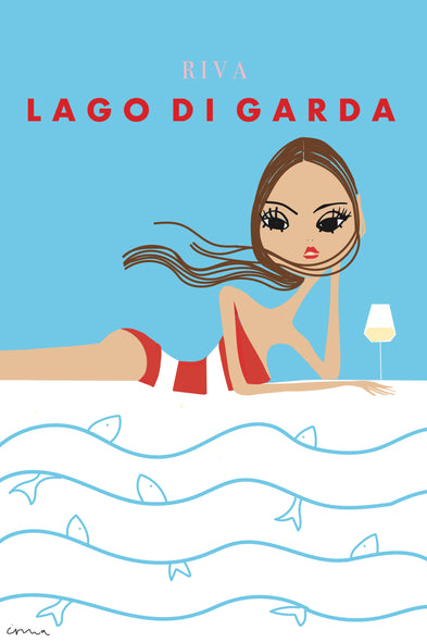 Travel Poster "Lagi di Garda"
