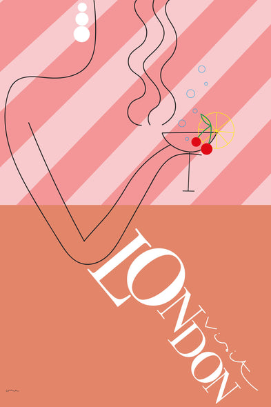 Travel Poster "London Abstrakt"