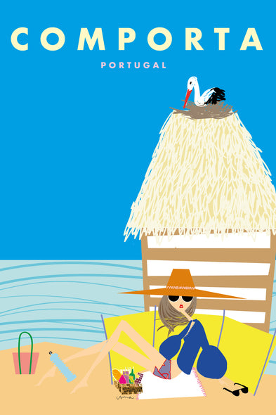 Travel Poster "Comporta"