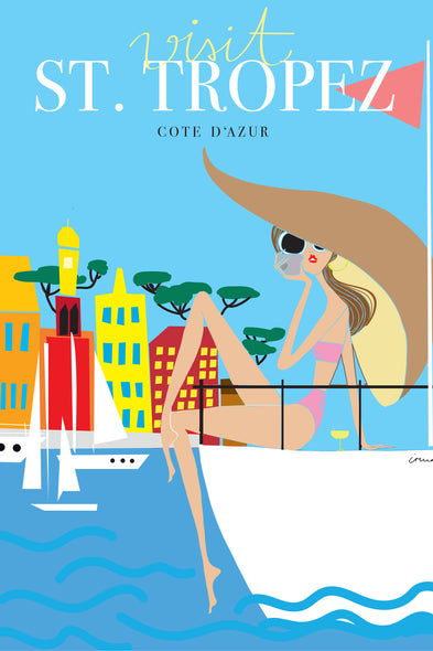 Travel Poster "St. Tropez"
