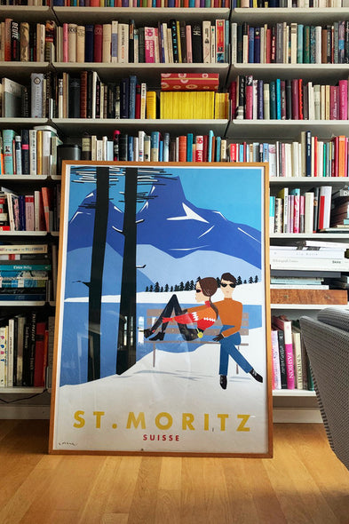 Travel Poster "St. Moritz 2"