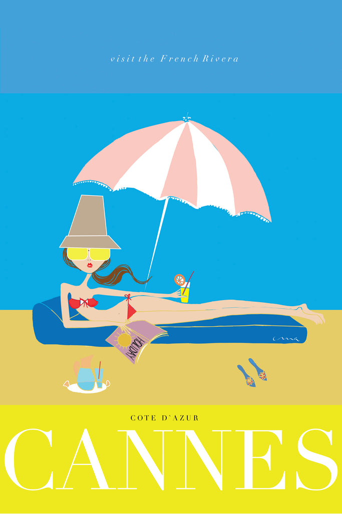 Travel Poster "Cannes"