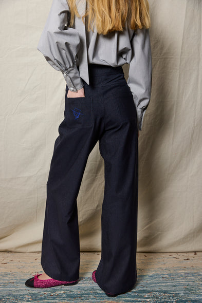 IRMA embroidered Denim
