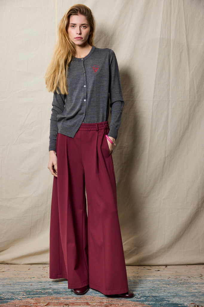 Palazzo Pants. Burgundy