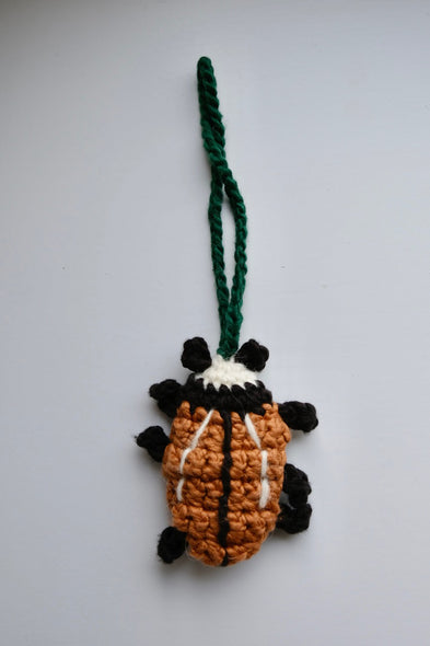 Hand crocheted charm. Beetle Jean Francois