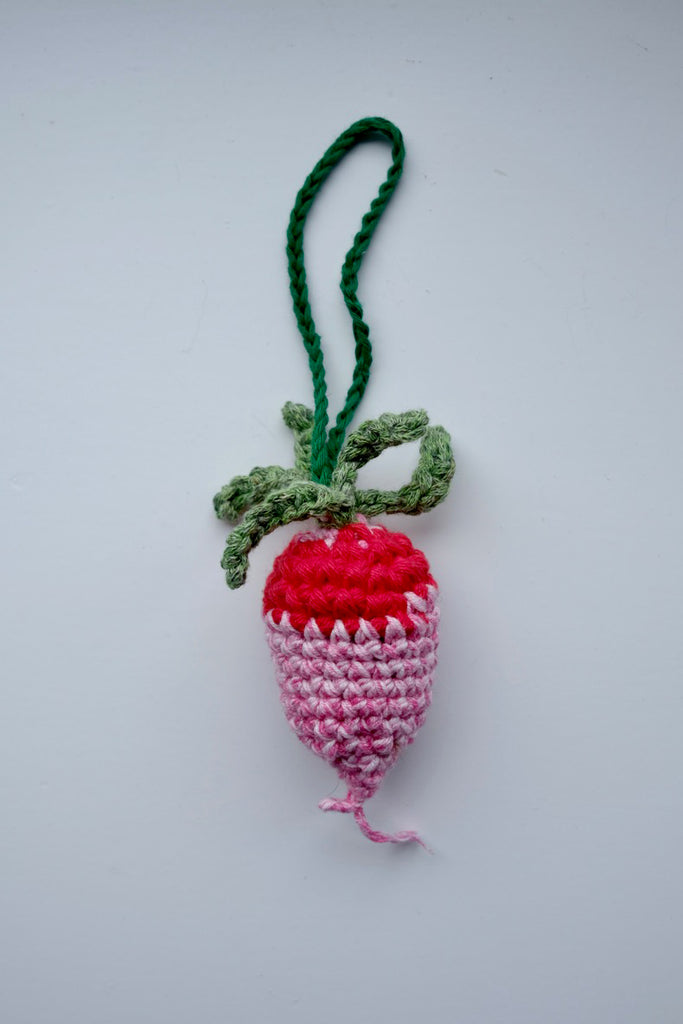 Hand crocheted charm. Radieserl Luise