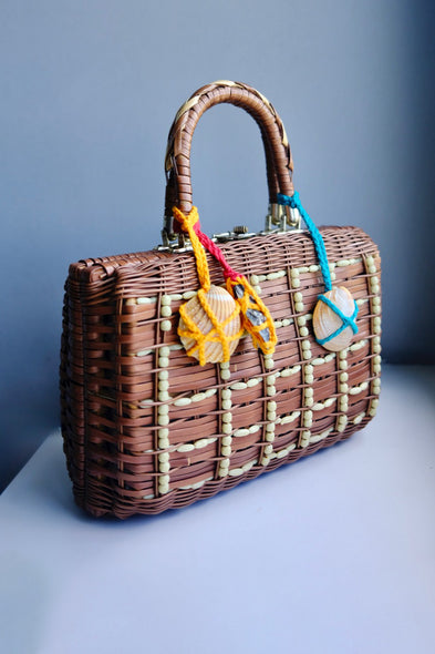 Delano Raffia Handbag 1962