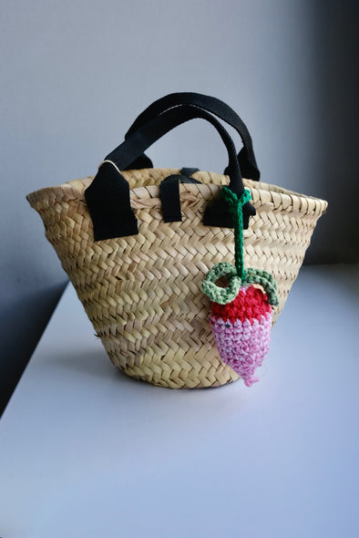 Hand crocheted charm. Radieserl Luise
