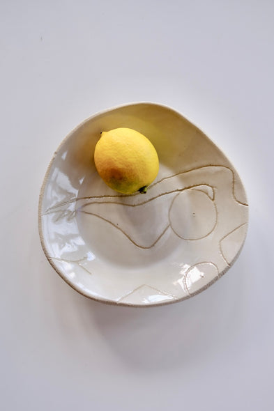 Ceramic IRMA Plate. "Siesta"