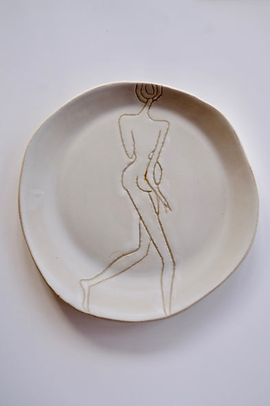 Ceramic IRMA Plate. "Dancing Queen"