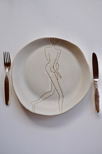 Ceramic IRMA Plate. "Dancing Queen"
