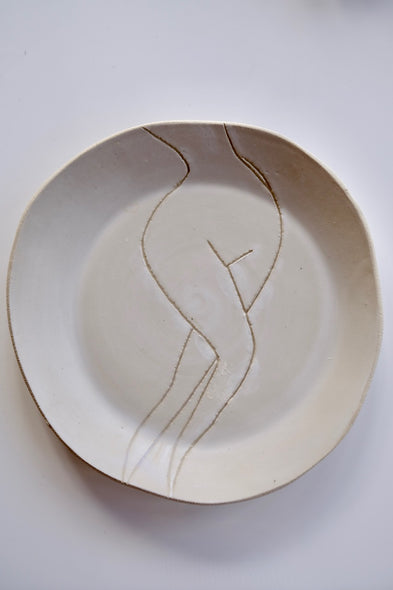 Ceramic IRMA Plate. "Step by Step"