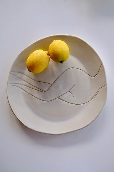 Ceramic IRMA Plate. "Step by Step"
