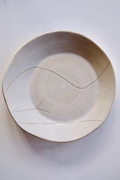Ceramic IRMA Plate. "Afternoon Nap"