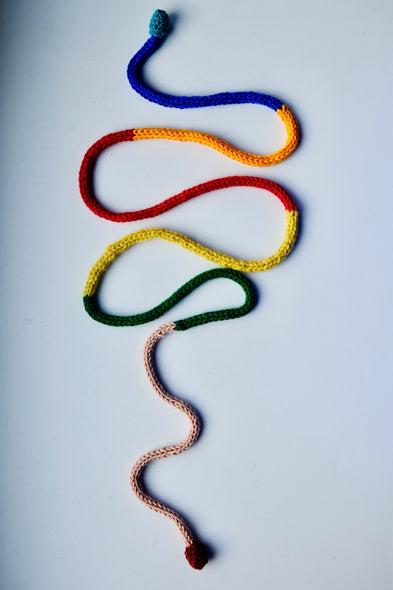 Pom Pom belt multi coloured