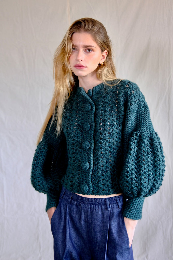 Knitwear No.115. Jardin du Bagatelle Cardigan