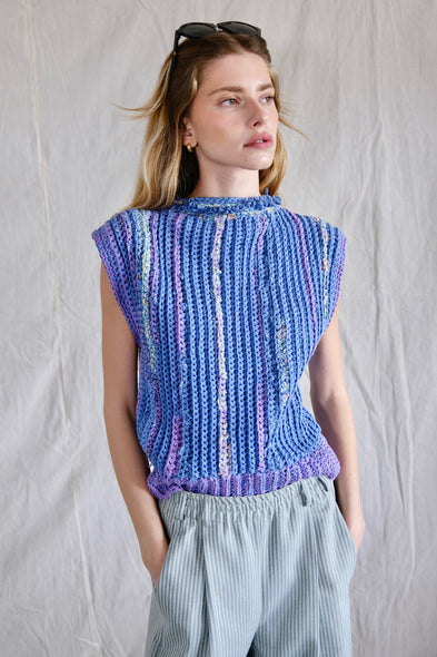 Knitwear No.117. Summer Sleeveless Jumper