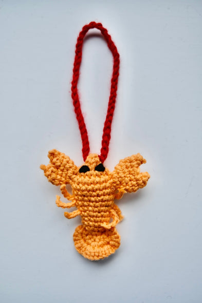 Hand crocheted charm. Langustina