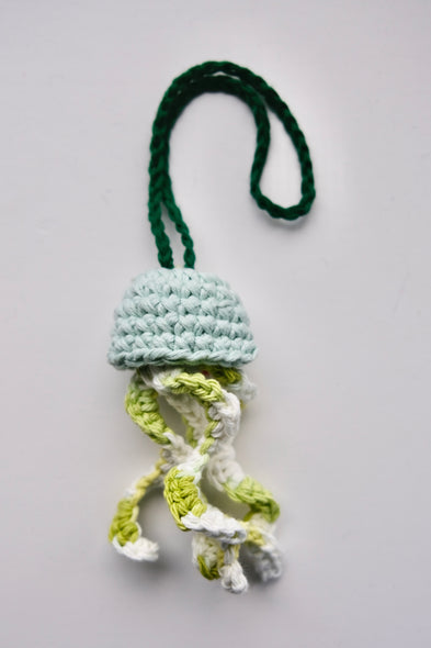 Hand crocheted charm. Octopus Louis