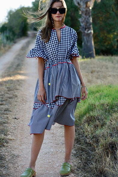 L'Ondine dress black & white