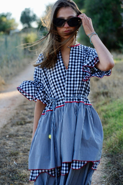 L'Ondine dress black & white