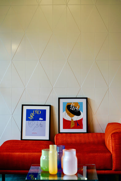 Travel Poster "Madrid Abstrakt"