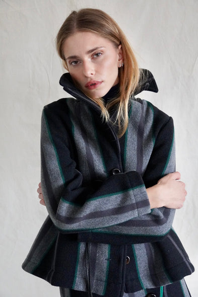 Weekend Jacket. Double-Face. Stripes