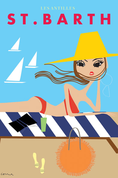 Travel Poster "St. Barth"