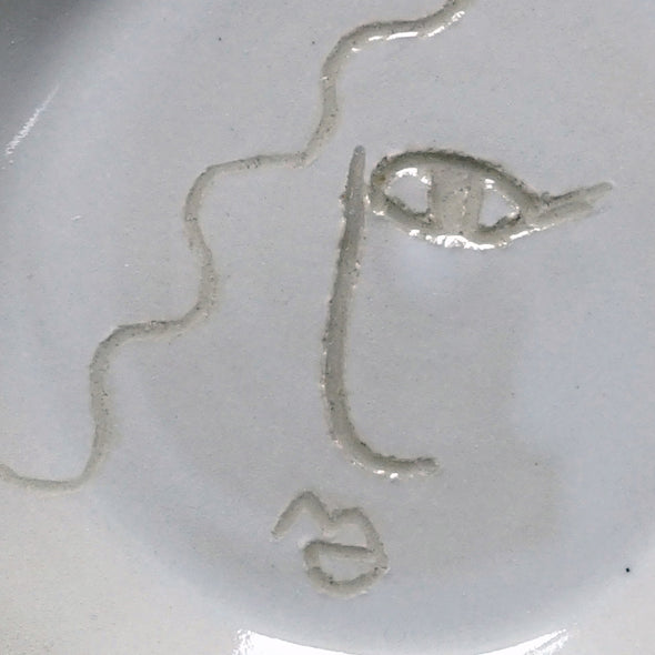 Ceramic IRMA Plate. "Look at me"