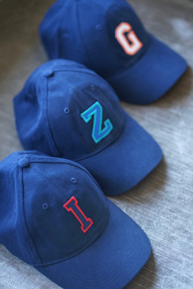 THE Cap "Monogram " (navy, red)