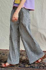 Palazzo pants. B&W Stripe