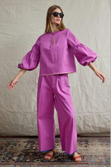 Colonelle Tunic. Fuchsia au lait