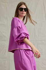 Colonelle Tunic. Fuchsia au lait