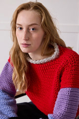 Knitwear No.94. Three colour Sweater