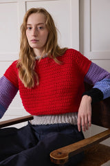 Knitwear No.94. Three colour Sweater