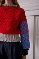 Knitwear No.94. Three colour Sweater