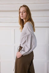 Colonelle Tunic. Grey stripes