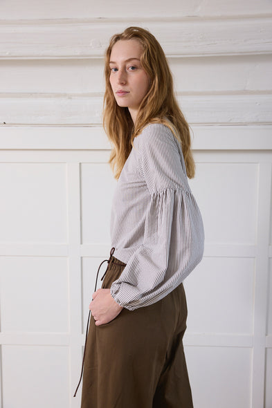 Colonelle Tunic. Grey stripes