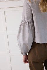 Colonelle Tunic. Grey stripes