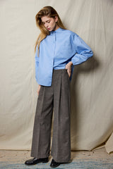 Palazzo Pants. Grey Flanell