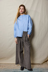 Palazzo Pants. Grey Flanell
