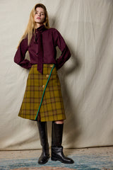 Nikola Blouse. Burgundy