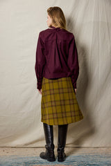 Nikola Blouse. Burgundy