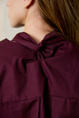 Nikola Blouse. Burgundy
