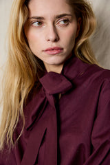 Nikola Blouse. Burgundy