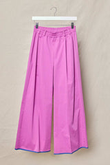 Palazzo pants. Fuchsia au lait