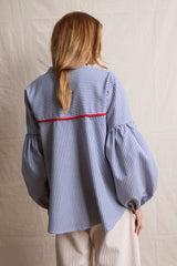 Seville Couture. Blue cheque
