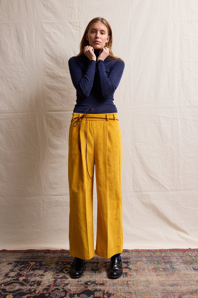 Marseille Pants. Mustard