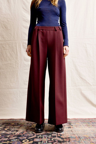 Palazzo  pants. Aubergine