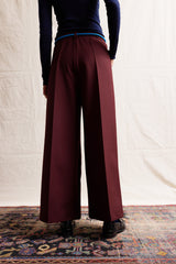 Palazzo  pants. Aubergine